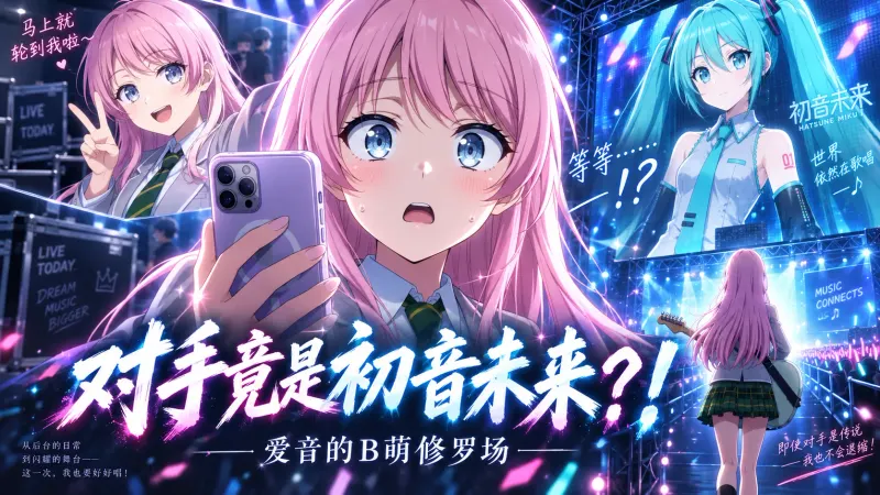对手竟是初音未来